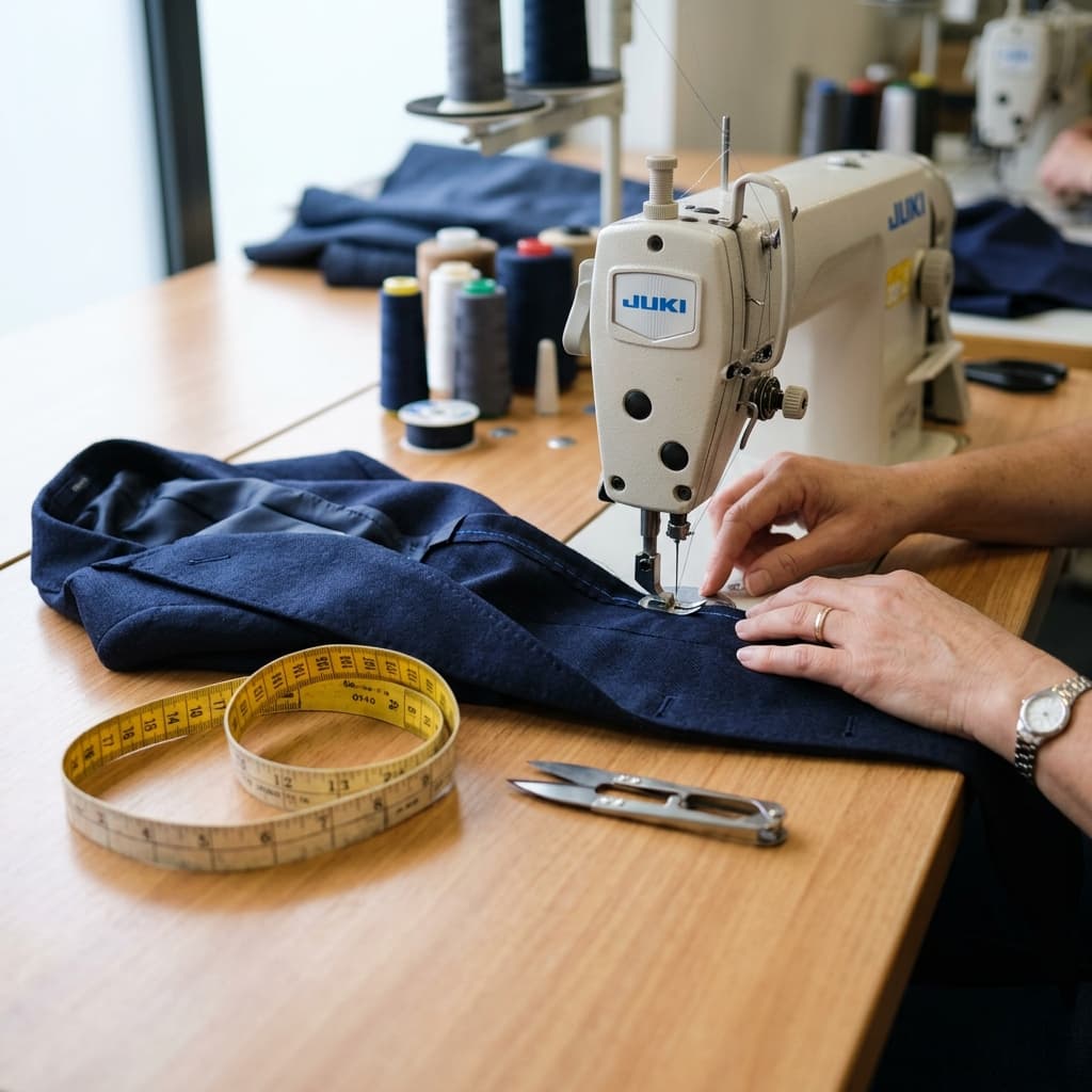 Apparel production stage 05: Assembly - Sewn to the approved sample
